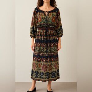 FARM Rio Boho Floral Two-Piece Set – Size P (S)